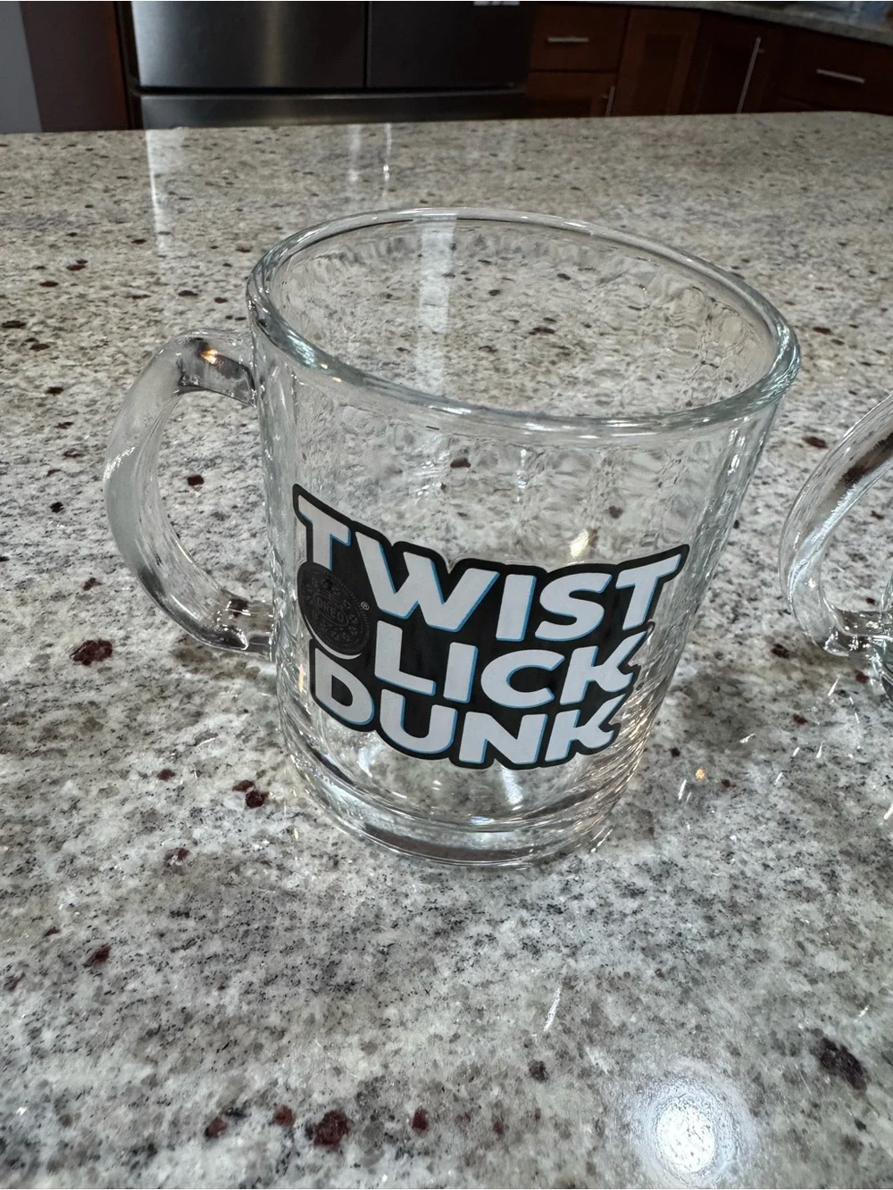 Dunking Glass Mug Set with Blue Cookie Holder - Oreo Brand